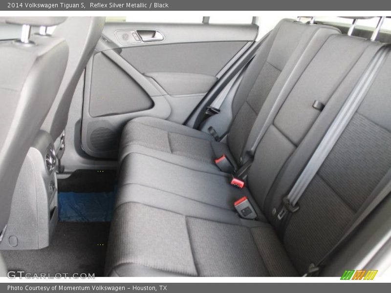 Reflex Silver Metallic / Black 2014 Volkswagen Tiguan S