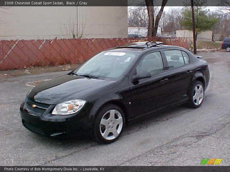 Black / Gray 2008 Chevrolet Cobalt Sport Sedan
