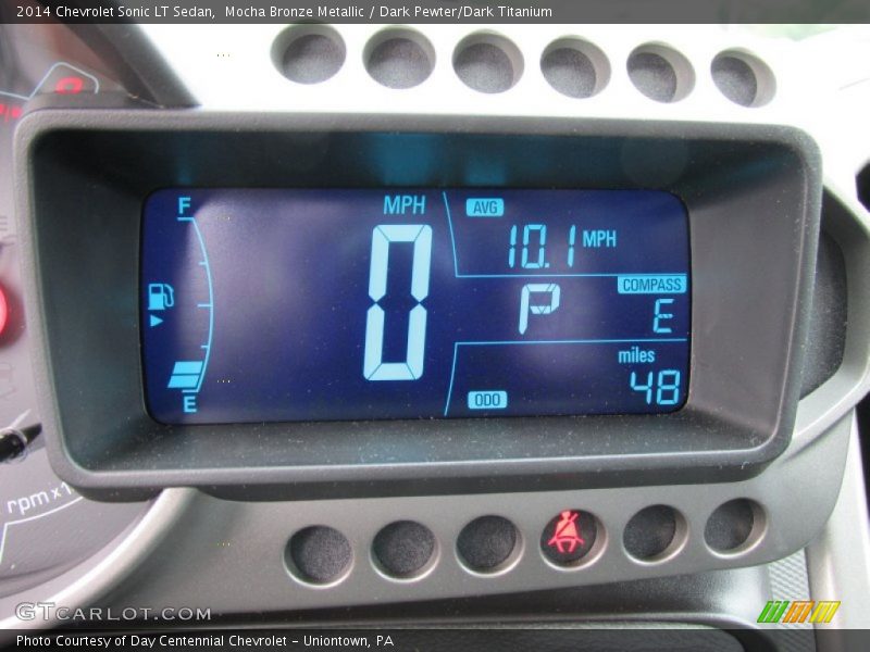 Mocha Bronze Metallic / Dark Pewter/Dark Titanium 2014 Chevrolet Sonic LT Sedan
