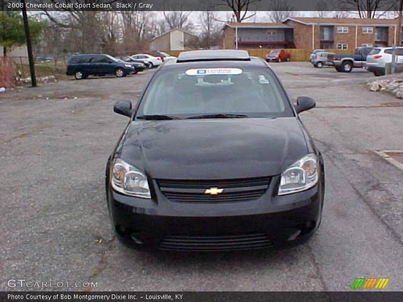 Black / Gray 2008 Chevrolet Cobalt Sport Sedan