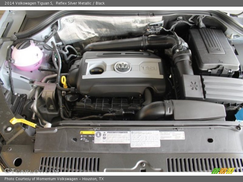 Reflex Silver Metallic / Black 2014 Volkswagen Tiguan S