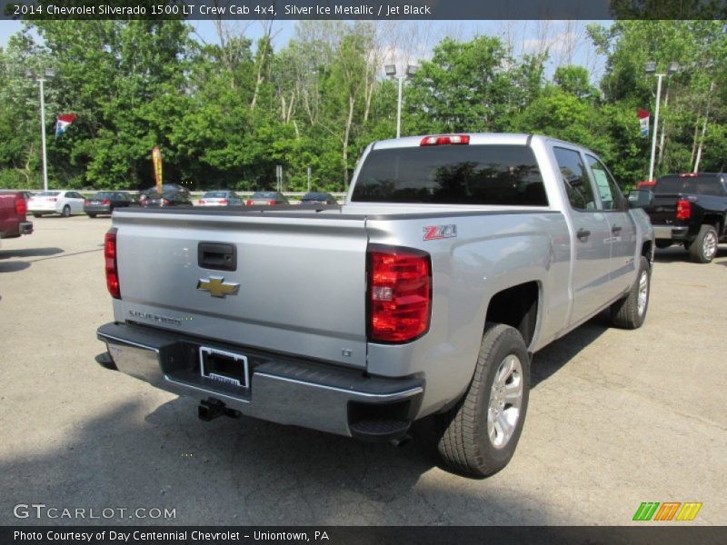 Silver Ice Metallic / Jet Black 2014 Chevrolet Silverado 1500 LT Crew Cab 4x4