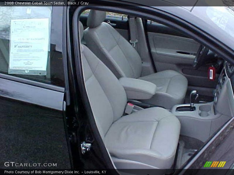 Black / Gray 2008 Chevrolet Cobalt Sport Sedan