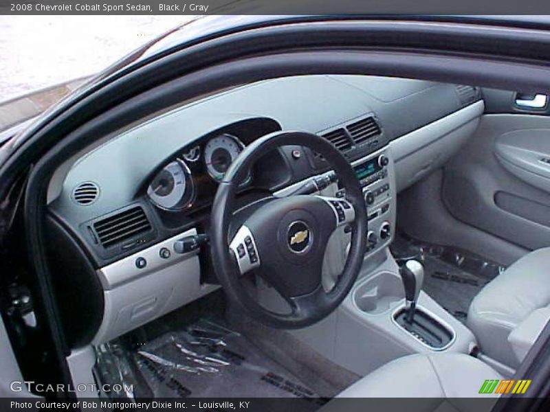 Black / Gray 2008 Chevrolet Cobalt Sport Sedan