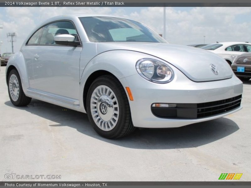 Reflex Silver Metallic / Titan Black 2014 Volkswagen Beetle 1.8T