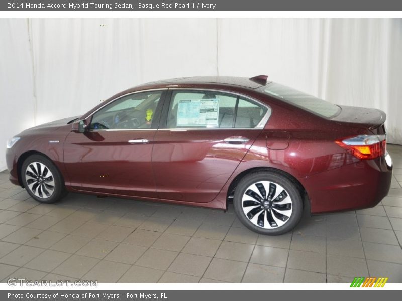 Basque Red Pearl II / Ivory 2014 Honda Accord Hybrid Touring Sedan