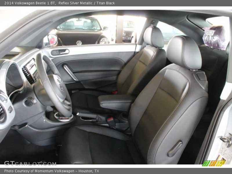 Reflex Silver Metallic / Titan Black 2014 Volkswagen Beetle 1.8T