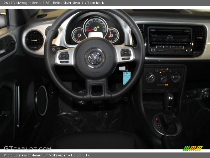 Reflex Silver Metallic / Titan Black 2014 Volkswagen Beetle 1.8T