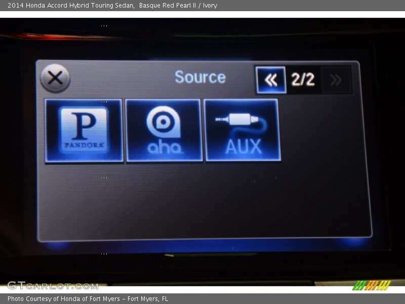 Basque Red Pearl II / Ivory 2014 Honda Accord Hybrid Touring Sedan