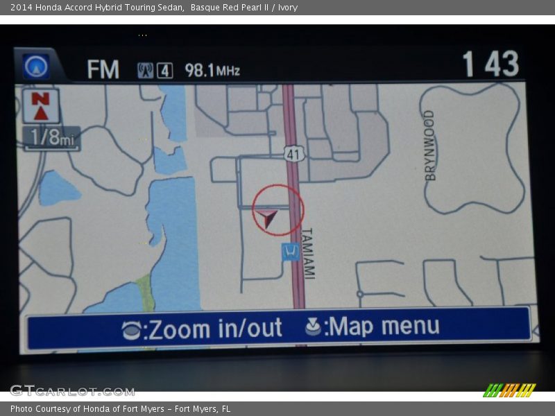 Basque Red Pearl II / Ivory 2014 Honda Accord Hybrid Touring Sedan