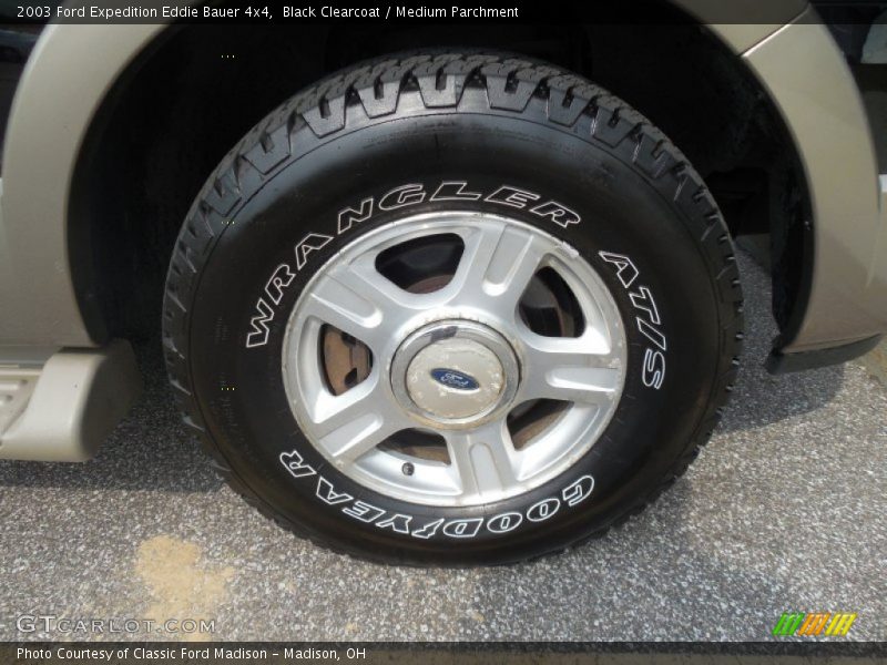 Black Clearcoat / Medium Parchment 2003 Ford Expedition Eddie Bauer 4x4