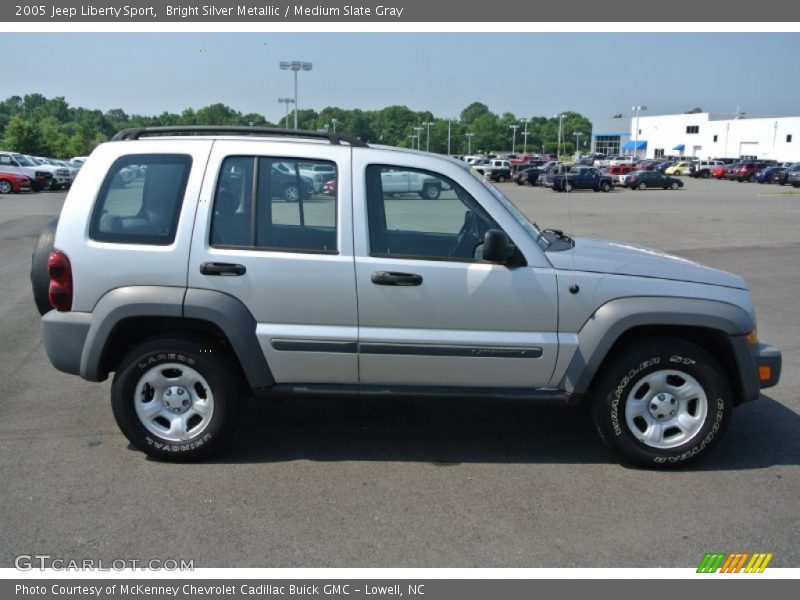 Bright Silver Metallic / Medium Slate Gray 2005 Jeep Liberty Sport