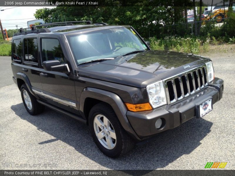 Dark Khaki Pearl / Khaki 2006 Jeep Commander 4x4