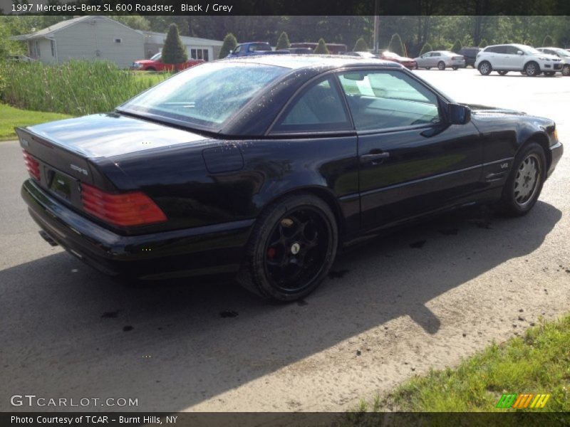 Black / Grey 1997 Mercedes-Benz SL 600 Roadster