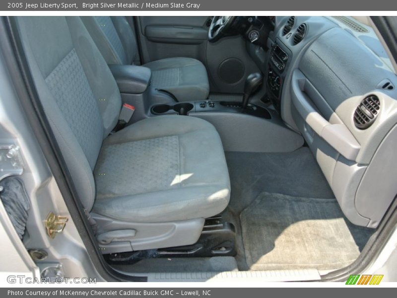 Bright Silver Metallic / Medium Slate Gray 2005 Jeep Liberty Sport