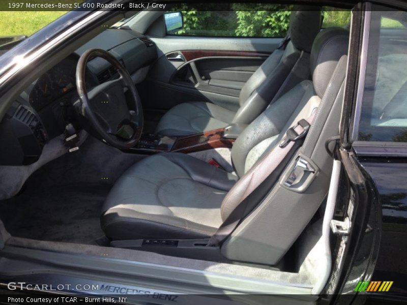 Black / Grey 1997 Mercedes-Benz SL 600 Roadster