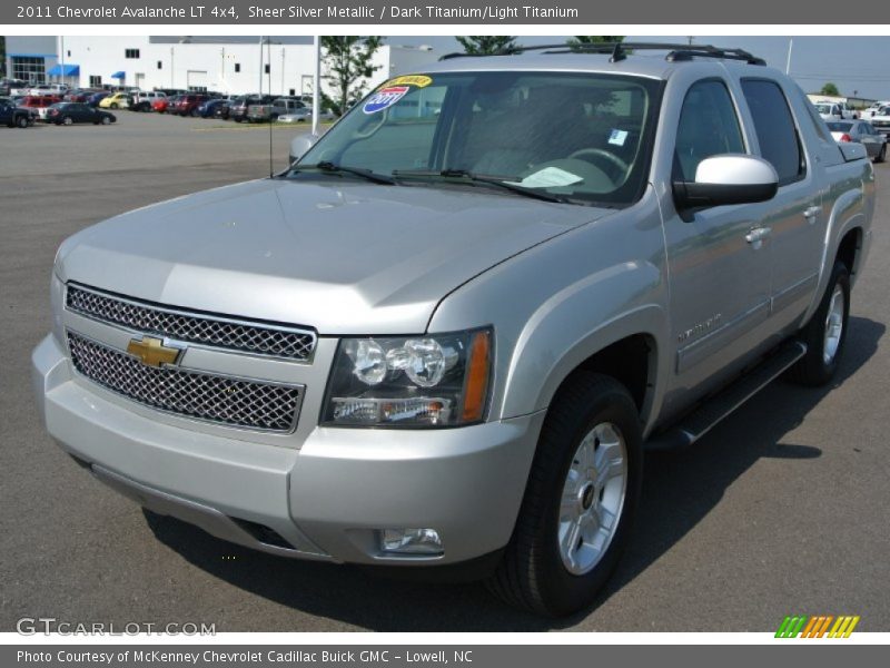 Sheer Silver Metallic / Dark Titanium/Light Titanium 2011 Chevrolet Avalanche LT 4x4