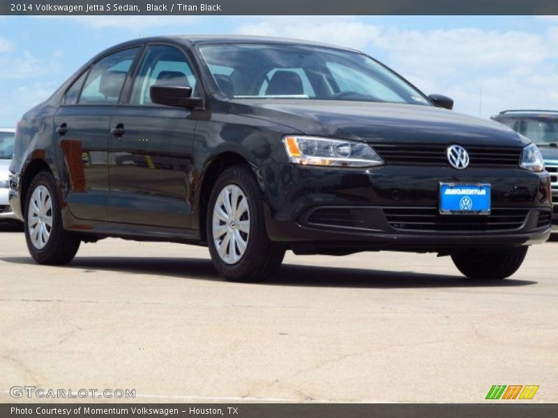 Black / Titan Black 2014 Volkswagen Jetta S Sedan