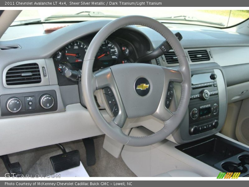 Sheer Silver Metallic / Dark Titanium/Light Titanium 2011 Chevrolet Avalanche LT 4x4