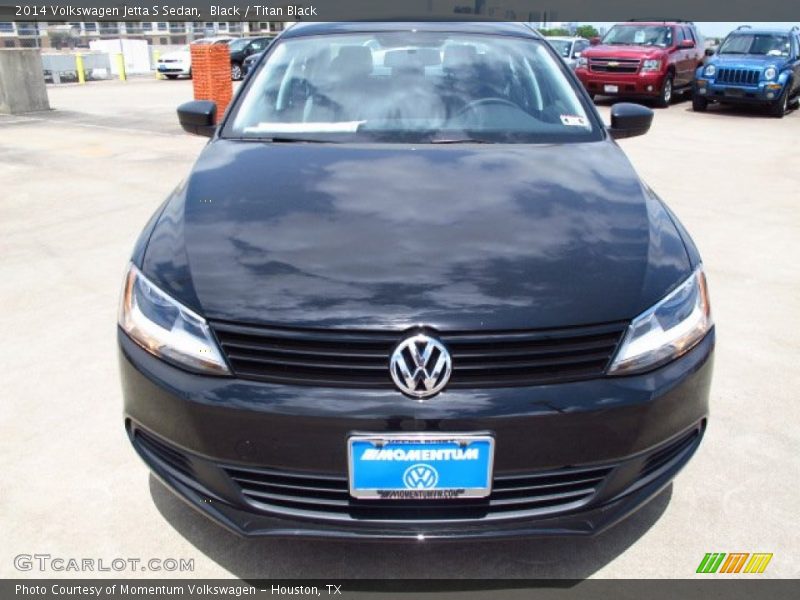 Black / Titan Black 2014 Volkswagen Jetta S Sedan