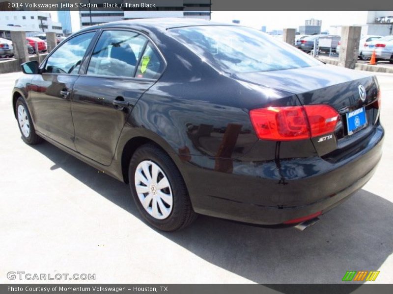 Black / Titan Black 2014 Volkswagen Jetta S Sedan