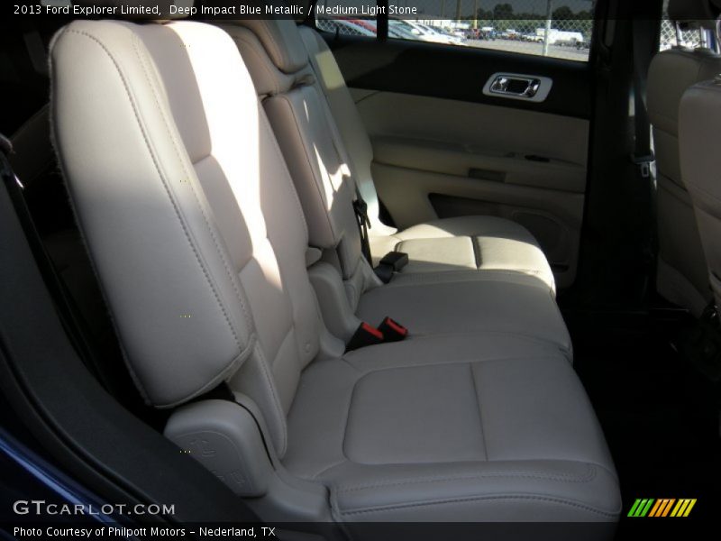 Deep Impact Blue Metallic / Medium Light Stone 2013 Ford Explorer Limited
