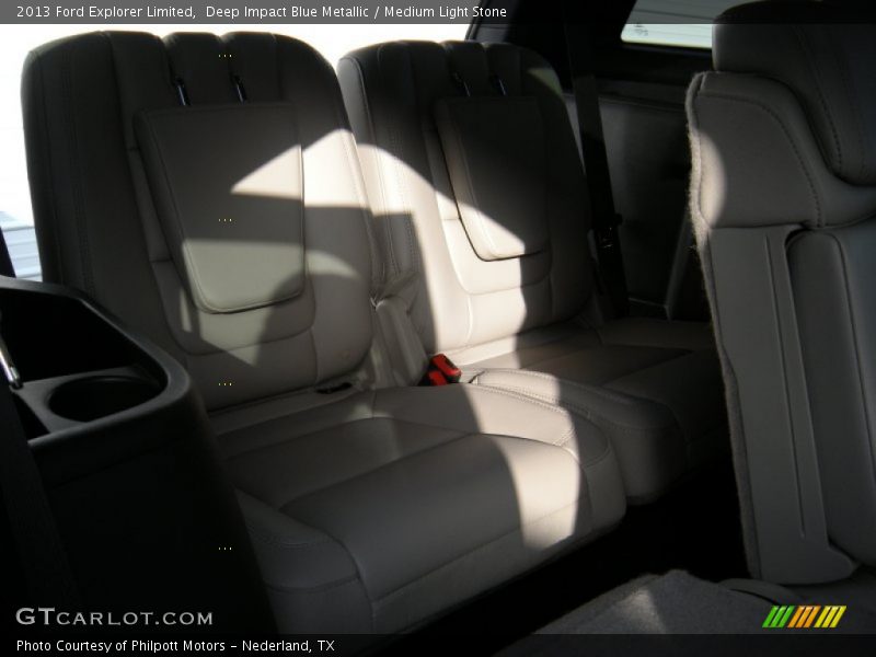 Deep Impact Blue Metallic / Medium Light Stone 2013 Ford Explorer Limited