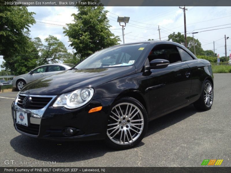 Black Uni / Titan Black 2009 Volkswagen Eos Komfort