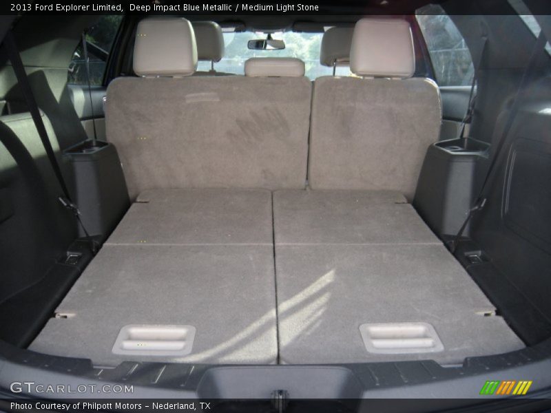 Deep Impact Blue Metallic / Medium Light Stone 2013 Ford Explorer Limited