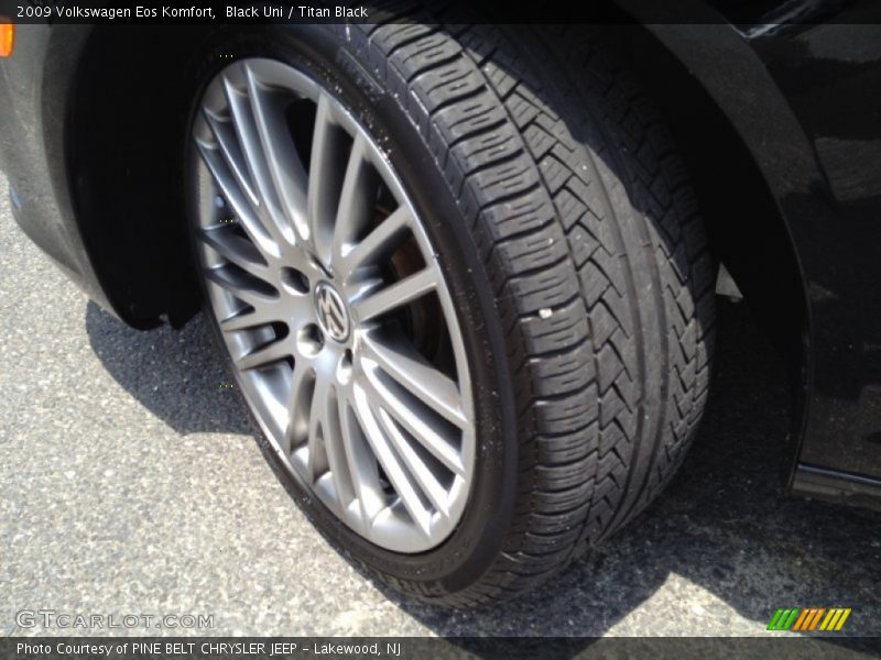 Black Uni / Titan Black 2009 Volkswagen Eos Komfort