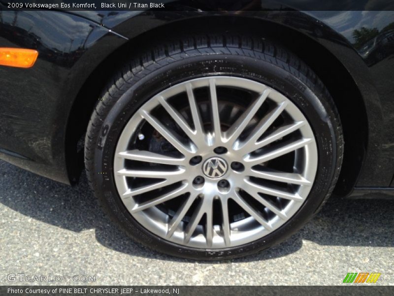 Black Uni / Titan Black 2009 Volkswagen Eos Komfort