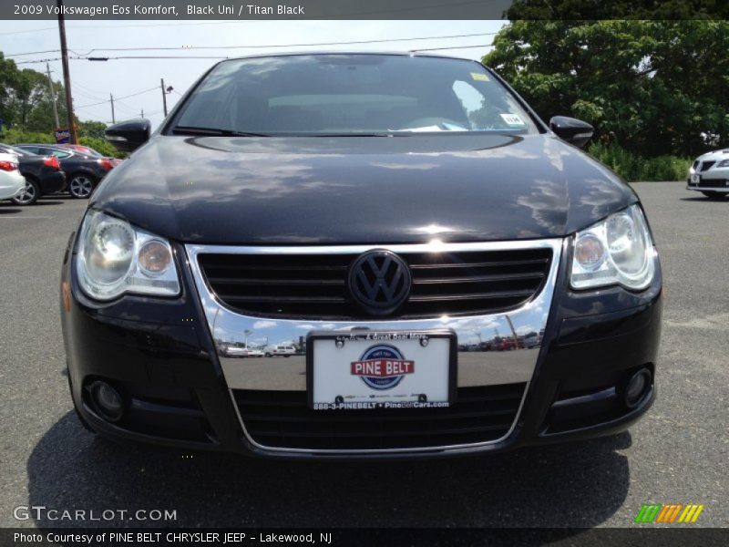 Black Uni / Titan Black 2009 Volkswagen Eos Komfort