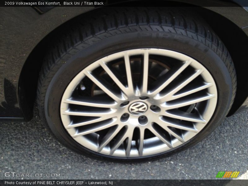 Black Uni / Titan Black 2009 Volkswagen Eos Komfort