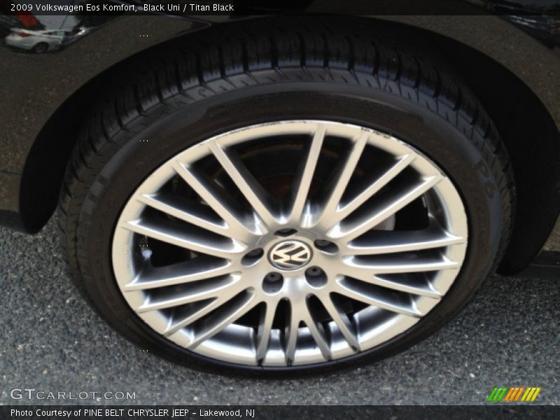 Black Uni / Titan Black 2009 Volkswagen Eos Komfort