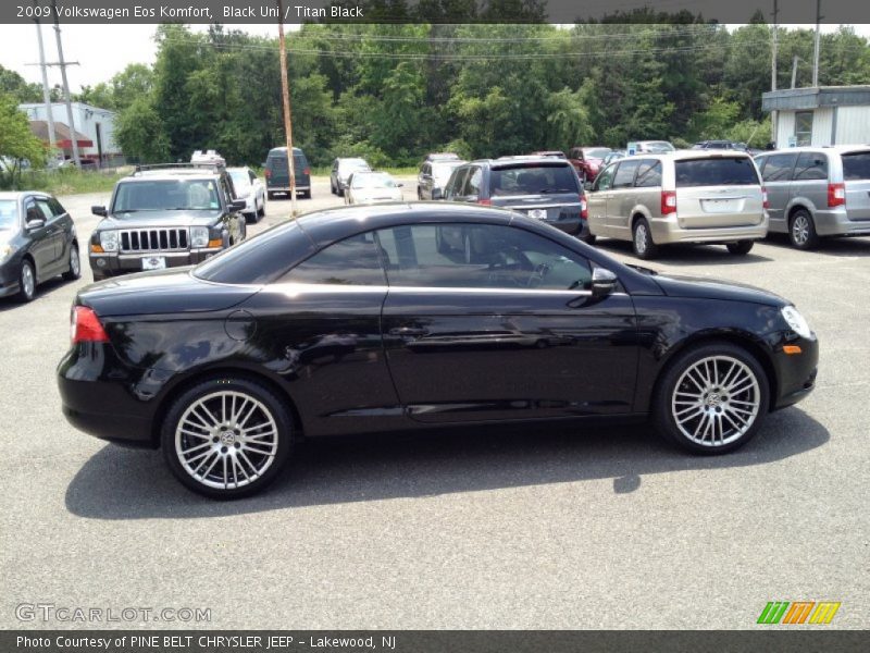 Black Uni / Titan Black 2009 Volkswagen Eos Komfort