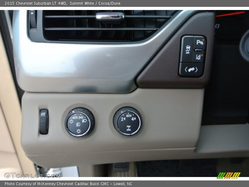 Summit White / Cocoa/Dune 2015 Chevrolet Suburban LT 4WD