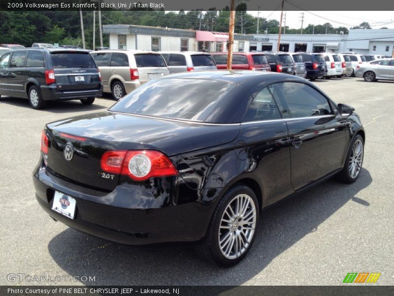 Black Uni / Titan Black 2009 Volkswagen Eos Komfort