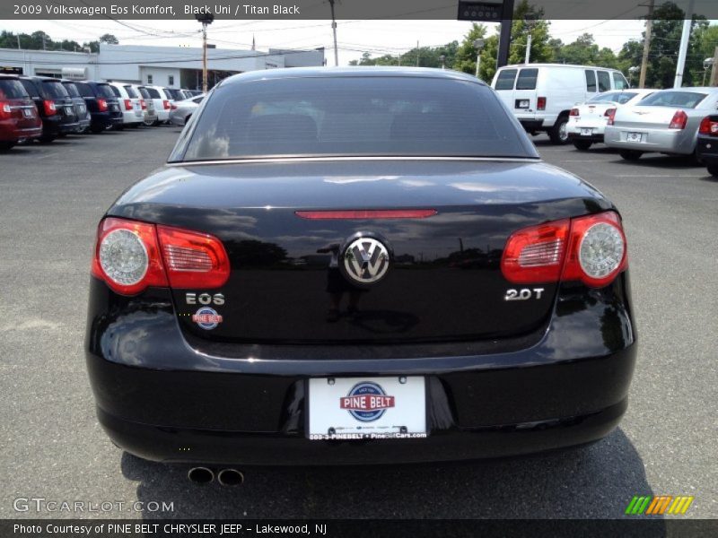 Black Uni / Titan Black 2009 Volkswagen Eos Komfort