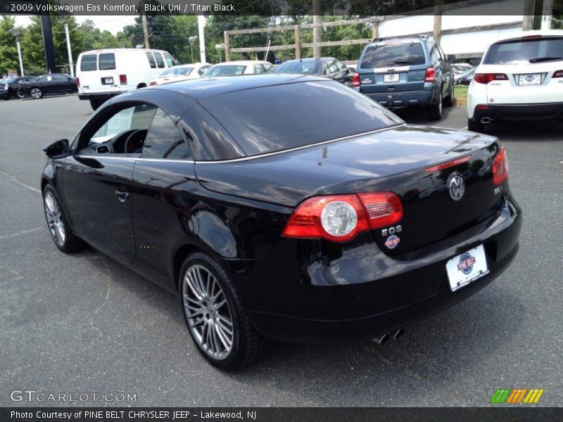 Black Uni / Titan Black 2009 Volkswagen Eos Komfort