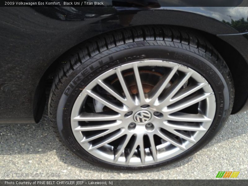 Black Uni / Titan Black 2009 Volkswagen Eos Komfort