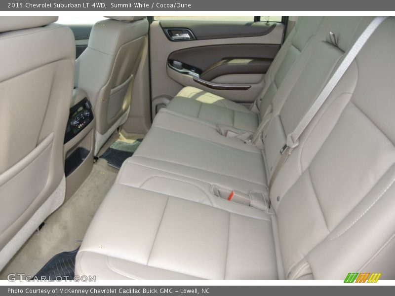 Summit White / Cocoa/Dune 2015 Chevrolet Suburban LT 4WD