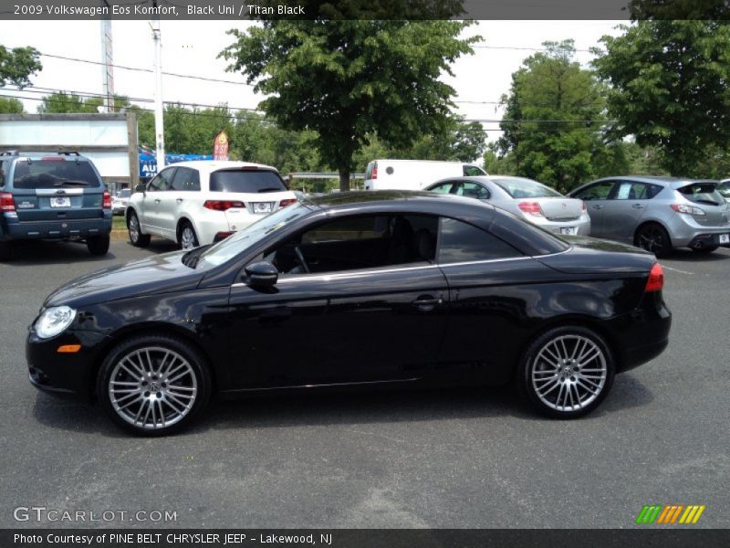 Black Uni / Titan Black 2009 Volkswagen Eos Komfort