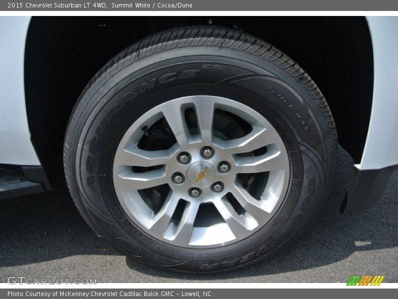 Summit White / Cocoa/Dune 2015 Chevrolet Suburban LT 4WD