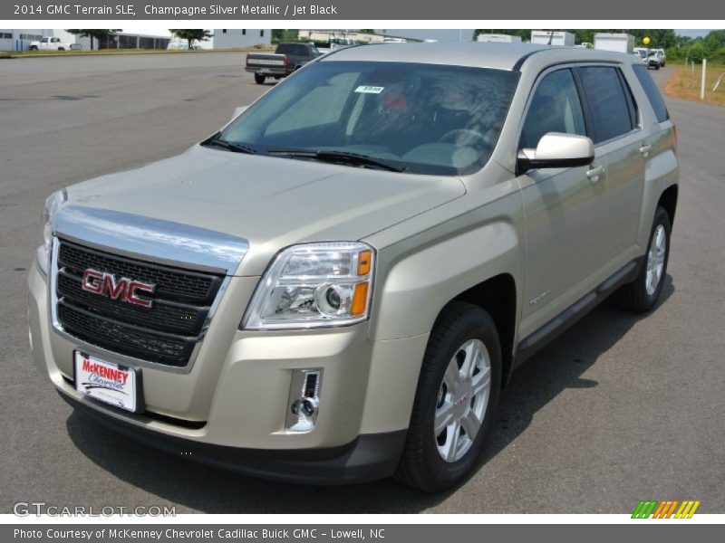 Champagne Silver Metallic / Jet Black 2014 GMC Terrain SLE