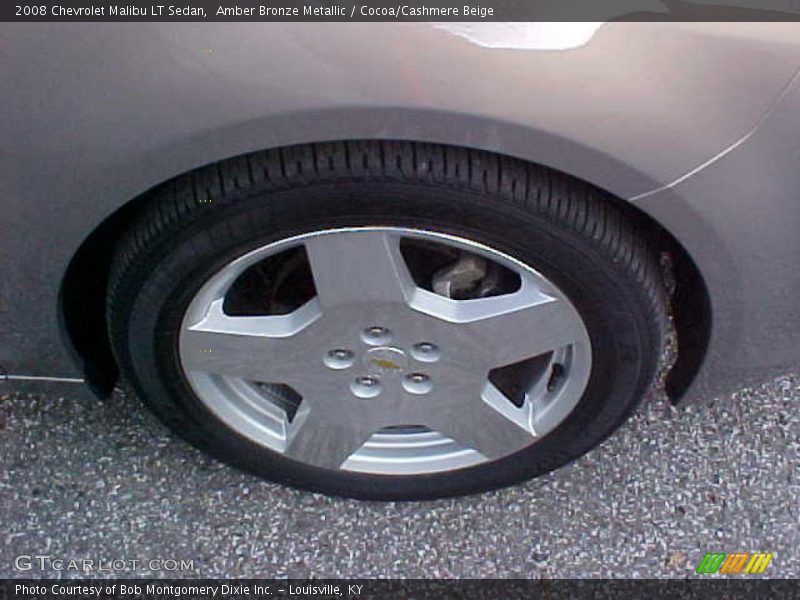 Amber Bronze Metallic / Cocoa/Cashmere Beige 2008 Chevrolet Malibu LT Sedan