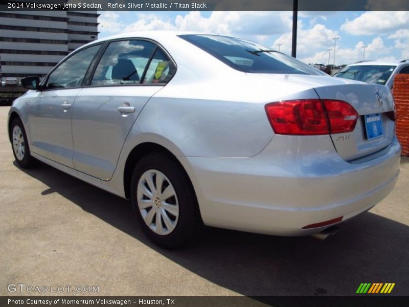 Reflex Silver Metallic / Titan Black 2014 Volkswagen Jetta S Sedan