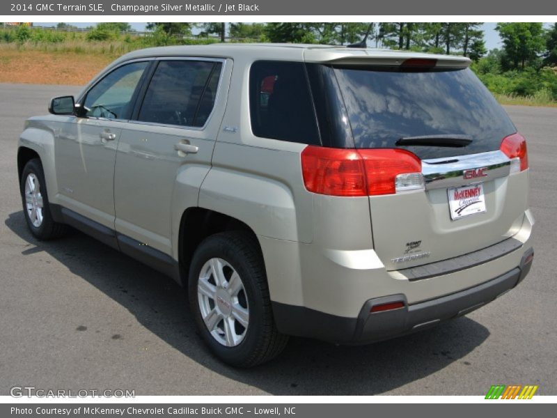 Champagne Silver Metallic / Jet Black 2014 GMC Terrain SLE