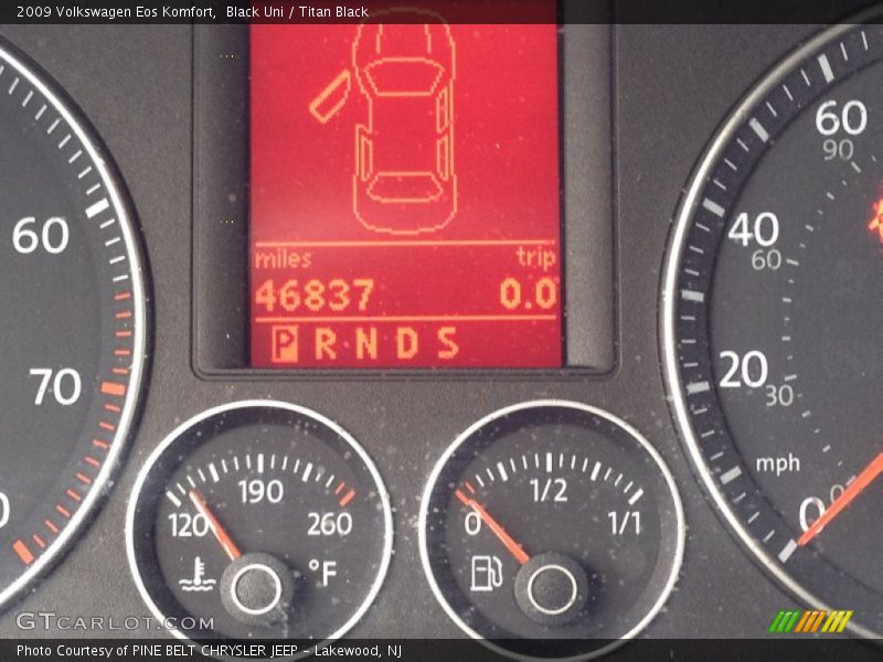 Black Uni / Titan Black 2009 Volkswagen Eos Komfort