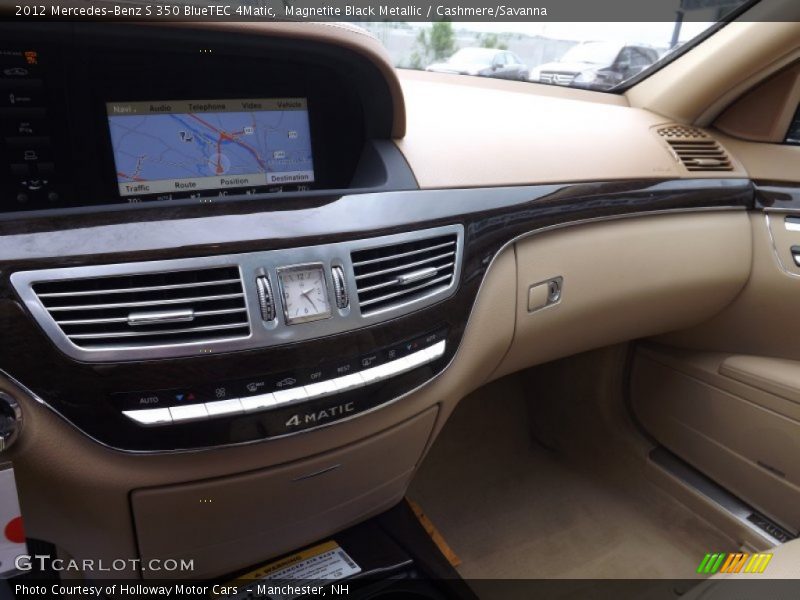 Magnetite Black Metallic / Cashmere/Savanna 2012 Mercedes-Benz S 350 BlueTEC 4Matic