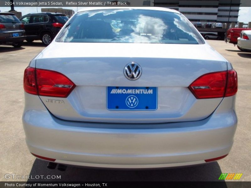 Reflex Silver Metallic / Titan Black 2014 Volkswagen Jetta S Sedan